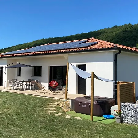 Villa jacuzzi vue sur les Pyrénées Seilhan Extérieur photo